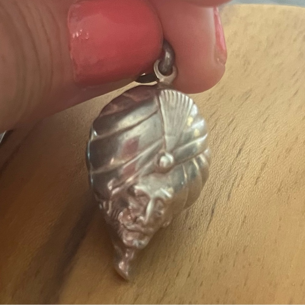 Vintage 925 sterling silver genie charm